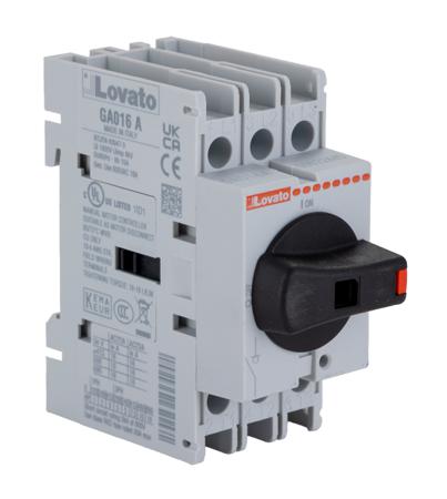 GA016A Lovato 3P Pole Isolator Switch - 16A Maximum Current, 11kW Power Rating, IP65