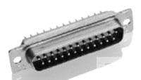 205168-1 TE Connectivity AMPLIMITE 37 Way Panel Mount D-sub Connector Plug, 2.77mm Pitch, with Screw Holes