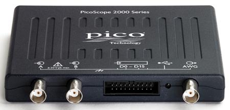 PicoScope 2206B MSO Pico Technology PQ009 PicoScope 2000 Series, 50MHz PC Based Oscilloscope, 2 Analogue Channels, 16 Digital Channels -
