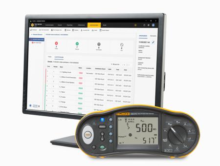 1664FC DE FTT KIT Fluke 1664FC DE Multifunction Tester, 50V , Earth Resistance Measurement With USB