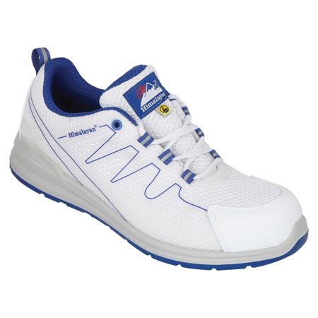 910CBK100 Himalayan 4330 Unisex White Non Metallic Toe Capped Safety Trainers, UK 16, EU 51
