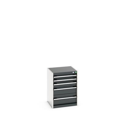 40010115.19V Bott 5 Cabinet, Steel, 700mm x 525mm x 525mm, Anthracite Grey, Light Grey
