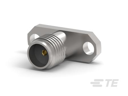 1052634-1 TE Connectivity Straight 50Ω Cable Mount SMA Jack, Solder Termination