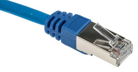791-7043 RS Pro Blue 25m Cat6 Ethernet Cable Assembly RJ45
