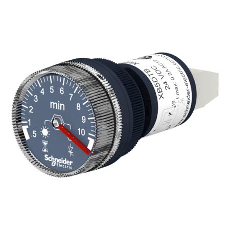 XB5DTGM4 Schneider Electric Single Timer Relay, Screw, 0.5 → 10 min, 110 → 230 V ac/dc