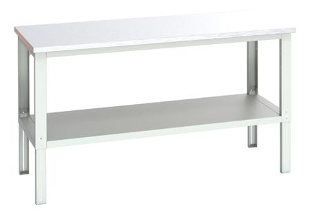 41004199-16V Bott 41004199.16V Sheet Steel Workbench, 350kg Max Load, Adjustable Height, 740 → 1140mm x 900mm x 2000mm