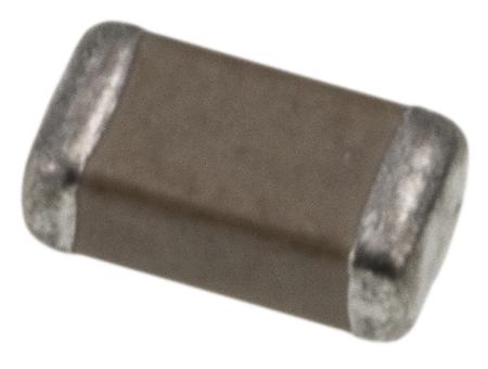 CC1206KKX7R0BB104 Yageo 100nF Multilayer Ceramic Capacitor MLCC, 100V dc V, ±10% , SMD
