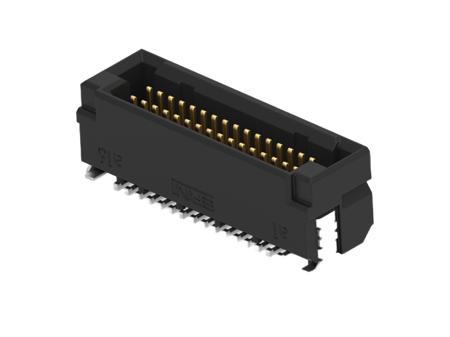 294149-E ERNI ERNI MicroCon Series Vertical Surface Mount PCB Header, 32 Contact(s), 0.8mm Pitch, 2 Row(s), Shrouded
