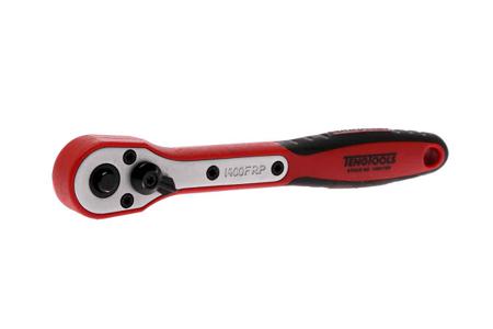 1400FRP Teng Tools 1/4 in Socket Wrench, Square Drive With Ratchet Handle
