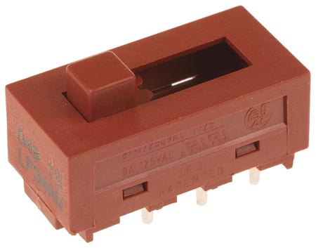 LF34A3000W Panel Mount Slide Switch SPST-2NC 8 A Toggle