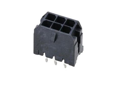 43045-0625 Molex MICRO-FIT 3.0 43045, 3mm Pitch, 6 Way, 2 Row, Straight PCB Header, Through Hole