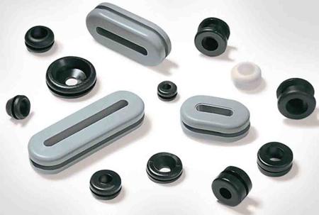 633-02030-HV1203-PVC-FR-BK HellermannTyton Black PVC 12mm Round Cable Grommet for Maximum of 10 mm Cable Dia.