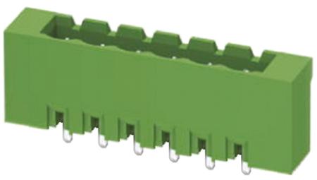 1809306 Phoenix Contact, 5.08mm Pitch, COMBICON Control, 6 Way, , Pluggable Terminal Block, Header, Through Hole, Screw