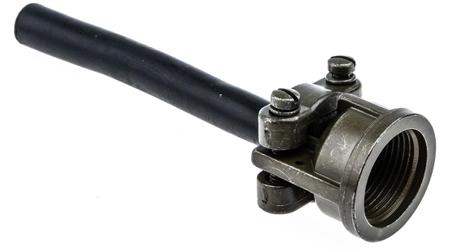 97-3057-1004-1 Amphenol , Cable Clamp Olive Drab Aluminium Cable Clamp, 7.92mm Max. Bundle