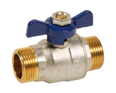 536006 Sferaco Nickel Plated Brass Ball Valve, Ball Valve, Threaded, BSP 1in, 30bar Operating Pressure