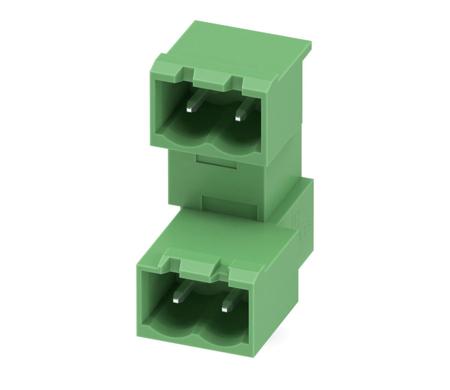 1846519 Phoenix Contact, 5.0mm Pitch, MDSTBA 2.5/ 2-G, 2 Way, Pluggable Terminal Block, Header, Solder Termination,