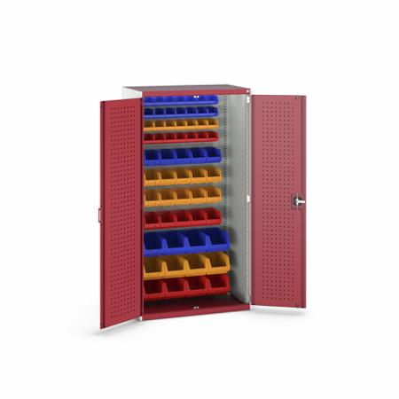 40021117-24V Bott 2 Door Sheet Steel Floor Standing Cupboard, 1050 X 650 X 2000mm