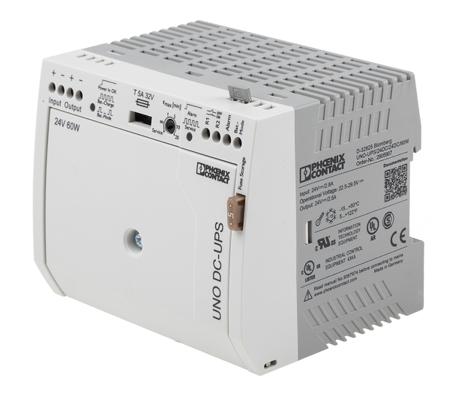 2905907 Phoenix Contact 29.5V dc Input DIN Rail Uninterruptible Power Supply (60W), UNO-UPS