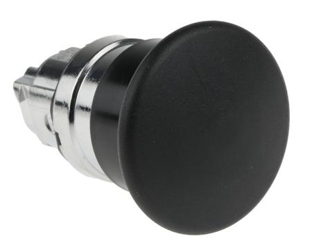 ZB4BC2 Schneider Electric Harmony XB4 Series Black Spring Return Push Button Head, IP66, IP69, IP69K