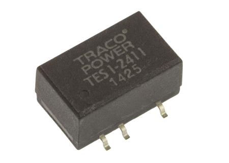 TES-1-2411 TRACOPOWER TES 1 1W Isolated DC-DC Converter Surface Mount, Vin 21.6 → 26.4 V dc, Vout 5V dc