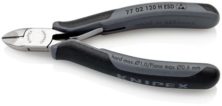 77 02 120 H ESD Knipex Knipex ESD Safe Precision Diagonal Cutter