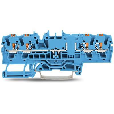 2202-1804 WAGO TOPJOB S Series DIN Rail Terminal Block, 2.5mm², 1-Level, Push In Termination, ATEX, CSA, IECEx