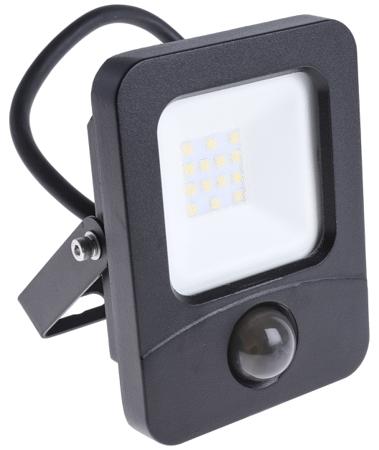 Flex-PIR-10-5K PowerLED Flex-PIR Floodlight, 10 W, 1000 lm, IP65 PIR, 175 → 265 V ac