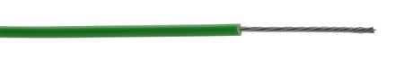 217-338 RS PRO Green Hook Up Wire, 24 AWG, 7/0.20, 200m, PVC Insulation