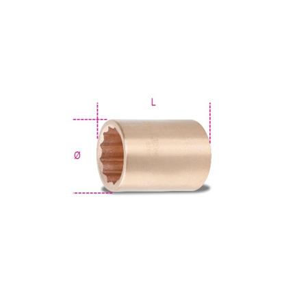 926BA 22 BETA 3/4 in Drive 22mm Bi-Hexagon, 12 point, 55 mm Overall Length