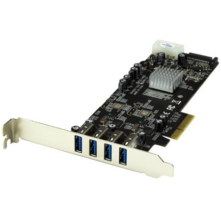 PEXUSB3S42V StarTech.com 4 Port USB A PCIe USB 3.0  Card