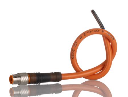 17068 RSMV 4-07/0,2 M Lumberg Automation Male 4 way M8 to Free End Sensor Actuator Cable