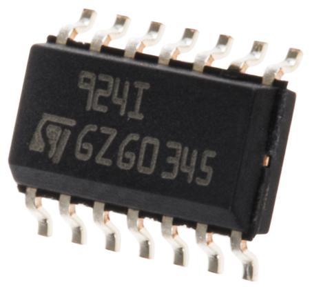 TS924ID  STMicroelectronics, Operational Amplifier, 4 MHz, 14-Pin 12 V SOIC