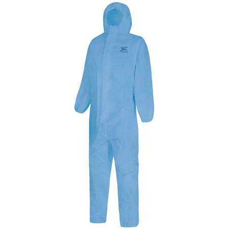 BMC00001DJ Skytec Blue Disposable overalls, EN 1073-2, EN 1149-5, XL