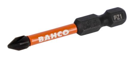 66IM/50PZ1-2P Bahco Screwdriver Bit, PZ1 Tip, 1/4 in Drive, 50 mm Overall