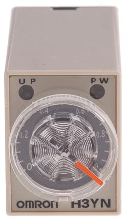 H3YN-41-AC200-230 Omron Multi Function Timer Relay, Socket, 0.1 min → 10 h, 4 Contacts, 4PDT, 200 → 230 V ac