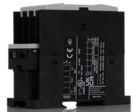 250-8861 RS PRO RSPROCR-22 Contactor, 24 V DC Coil, 1-Pole, 4 A, -, 2NO/2NC, 500 V