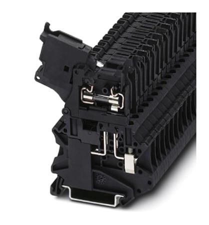 3060527 Phoenix Contact  UT 4-HESI (5X20) BU Series Blue, 1-Level, Screw Termination, Fused