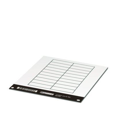 0831696 Phoenix Contact LS-EMLP Adhesive Marking Foil, White, Pre-printed "Unlabeled", for Devices In The Control Cabinet,