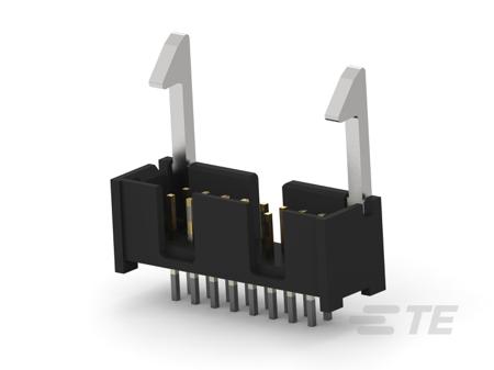 104128-3 TE Connectivity AMP LATCH Series Vertical Board Mount PCB Connector, 16 Contact(s), 2.54mm Pitch, 2 Row(s), Shrouded