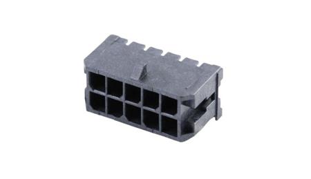 43045-1010 Molex MICRO-FIT 3.0 43045, 3mm Pitch, 10 Way, 2 Row, Right Angle PCB Header, Surface Mount