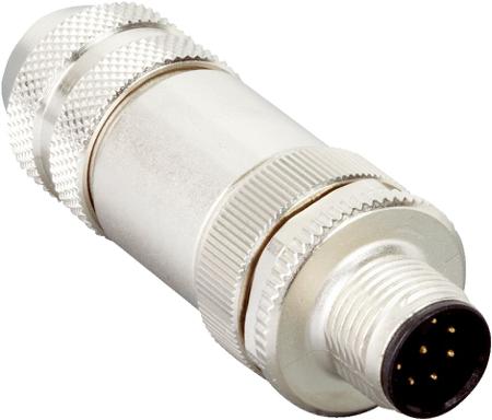 STE-1208-GA SICK Circular Connector, 8 Contacts, Cable Mount, M12 Connector, Plug, Male, IP67, STE Series
