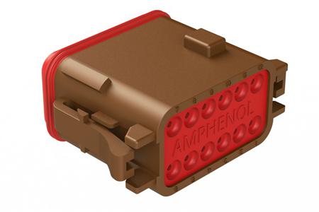 AT06-12SD Amphenol Industrial, AT Receptacle Connector Housing, 12 Way, 2 Row