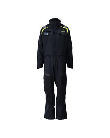 21519-281-01017-XL Mascot Workwear Hi-Viz Yellow/Navy Arc Flash Coveralls, XL Hi-Vis