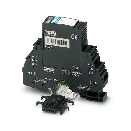2800976 Phoenix Contact Surge Protector, DIN Rail Mount