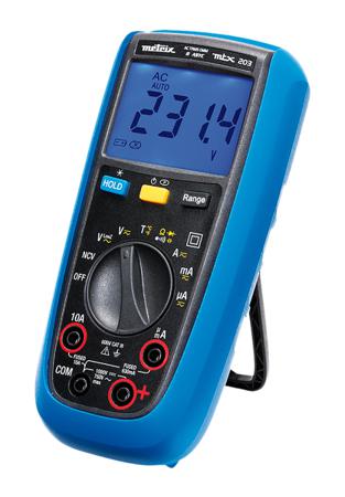 MTX203-Z Metrix MTX203 Handheld Digital Multimeter, 10A ac 750V ac 10A dc 1000V dc