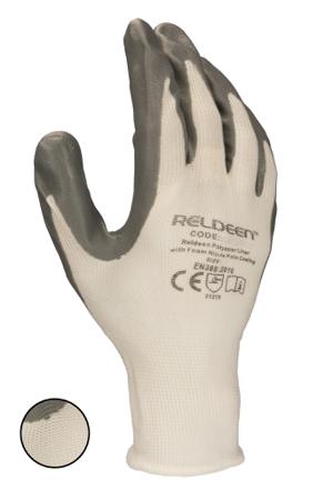 G792-11 RS PRO Grey Polyester General Purpose Gloves, Size 11, XXL, Nitrile Coating