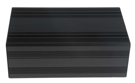 185-3209 Anodised Aluminium Project Box, Black, 165 x 105 x 61mm