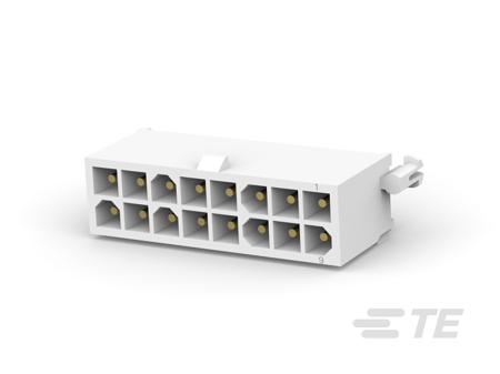 1-794068-1 TE Connectivity MATE-N-LOK Series Vertical Board Mount PCB Header, 16 Contact(s), 4.14mm Pitch, 2 Row(s), Shrouded