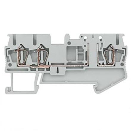 8WH2003-6AF00 Siemens 8WH Series Grey Din Rail Terminal, 2.5mm², 1-Level, Spring Termination, CSA