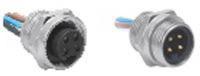 RKF-40-4M Turck RKF Series, 4 Pole Panel Mount Connector Plug, IP67, Female Contacts, Threaded Mating